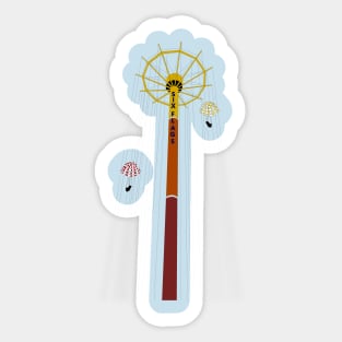 Parachute Tower Sticker